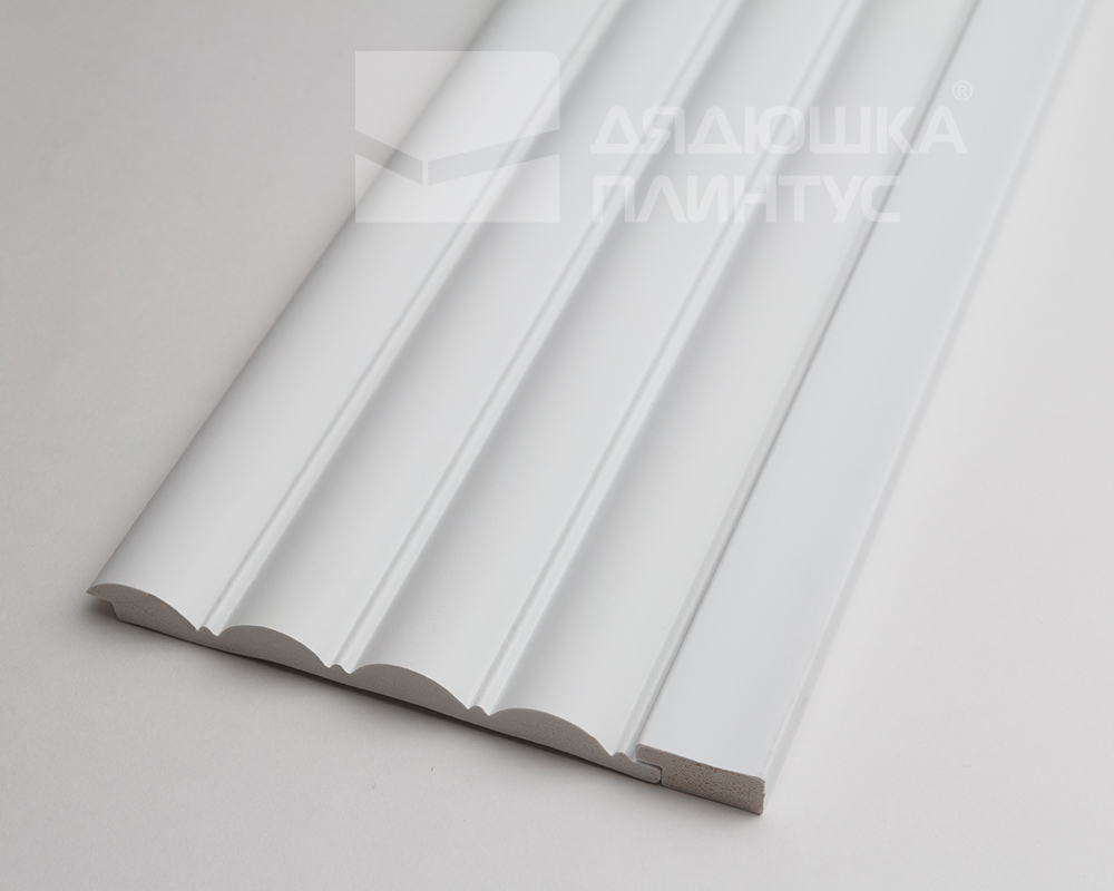 Рейка завершающая для панелей полистирол ВП 2700*25*11 мм Белый под покраску