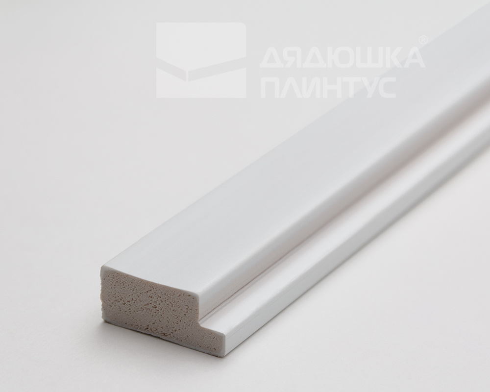 Рейка завершающая для панелей полистирол ВП 2700*25*11 мм Белый под покраску